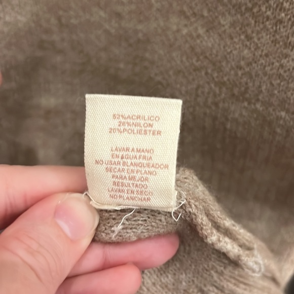 The Samuel Color Block Sweater in Stone - Picture 9 of 12